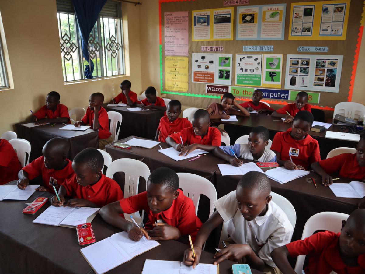 Students in classroom